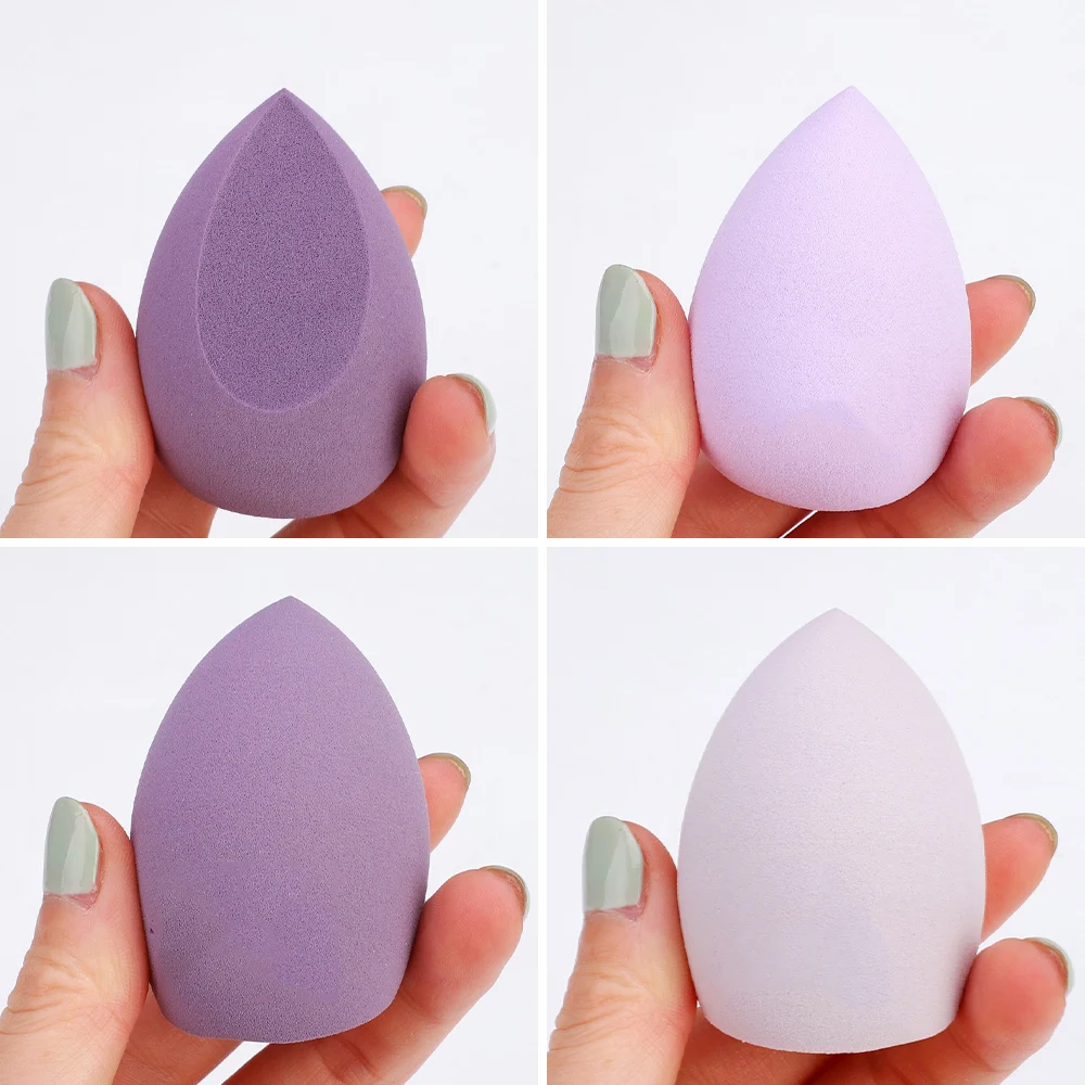 

1/4pc New Beauty Egg Set Gourd Water Drop Puff Makeup Puff Set Colorful Cushion Cosmestic Sponge Egg Tool Wet and Dry Use Makeup