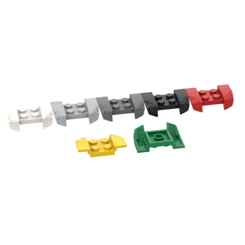 

Building Block Toys diy Parts 10pcs 4x2.5x1.2 Front lamp suspension fender 2x4 moc Brick Parts Assembly Toy 44674 free shipping