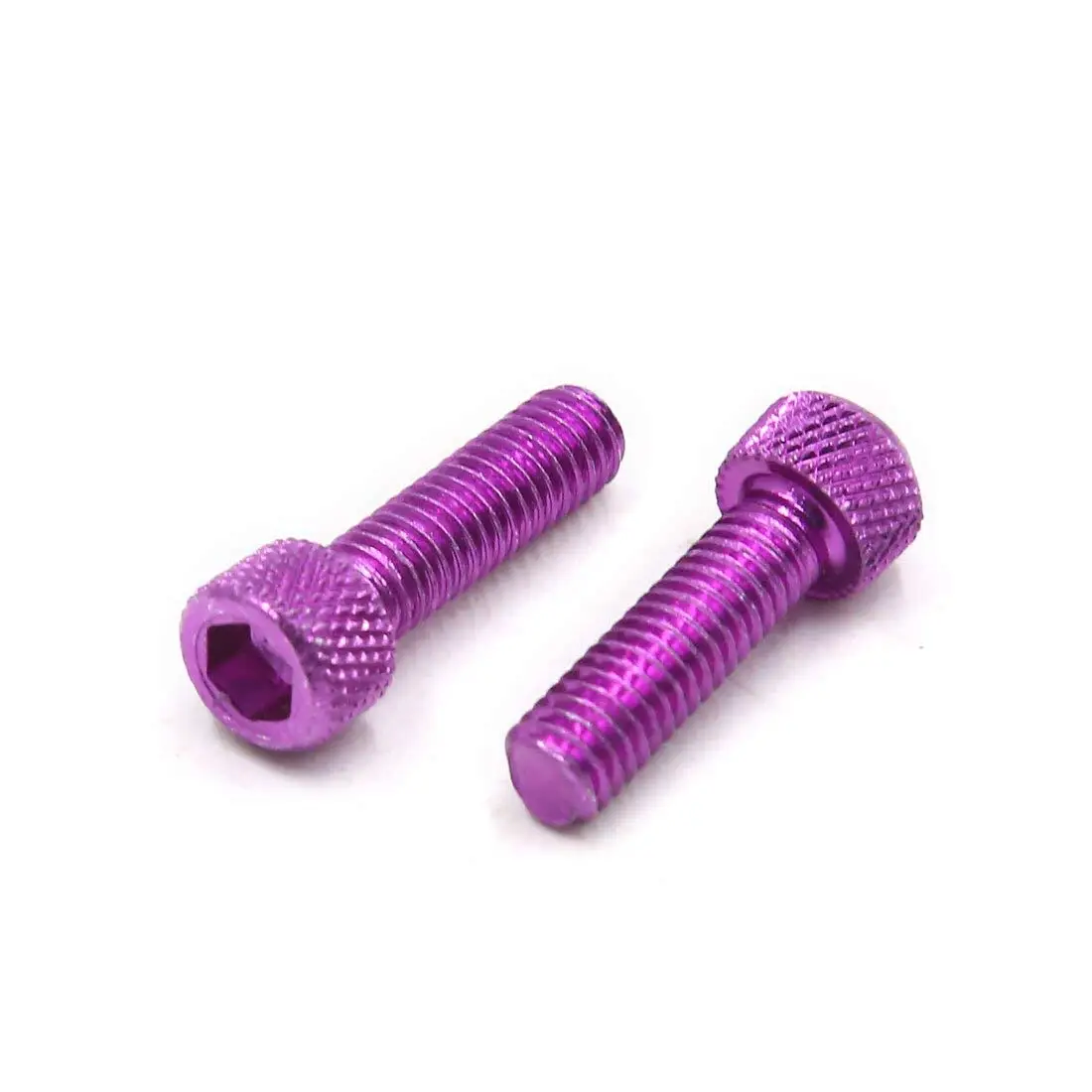 8 шт. Универсальный Фиолетовый Металл 6 мм резьба Dia мотоциклетные Шестигранные