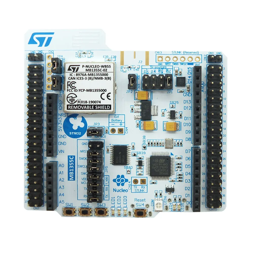 1/шт Лот P NUCLEO WB55 развития Наборы BLE Nucleo посылка в том числе usb ключ и 68 с STM32WB55 mcu