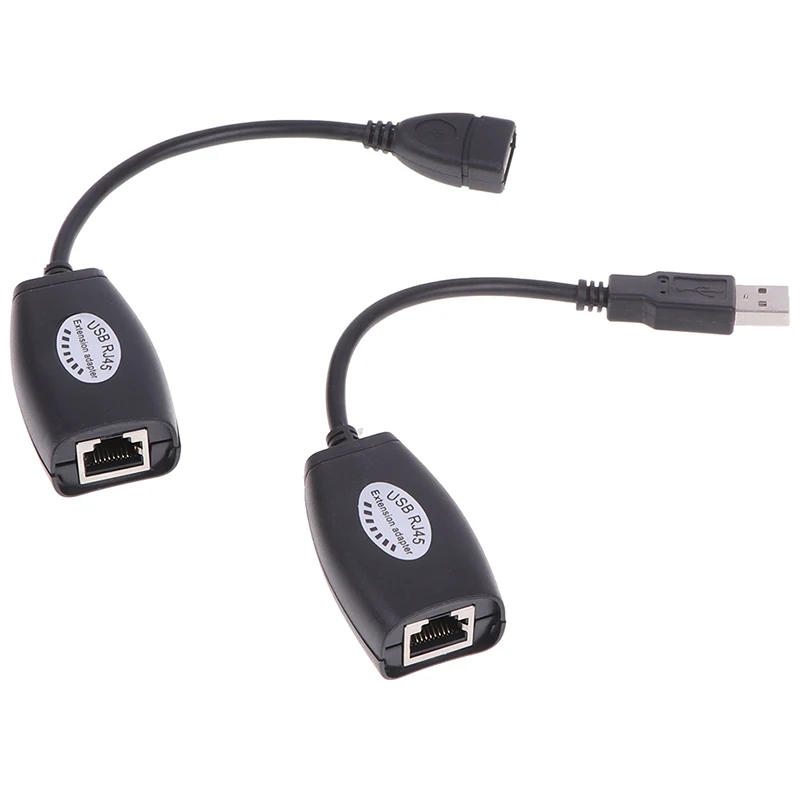 USB UTP удлинитель адаптера через один RJ45 Ethernet CAT5E 6 кабель до 150 футов | Компьютеры и
