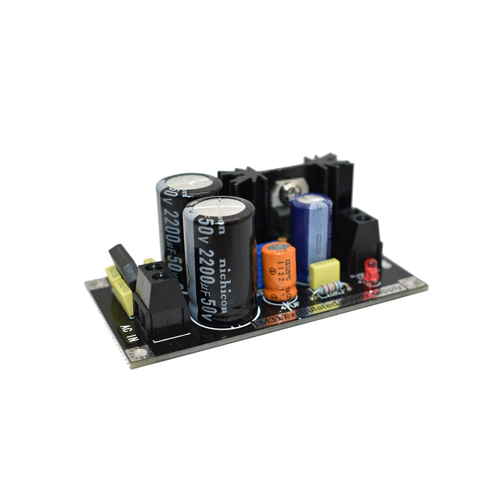 Регулируемая регулируемая плата питания Lusya Mini LM317 линейный регулятор