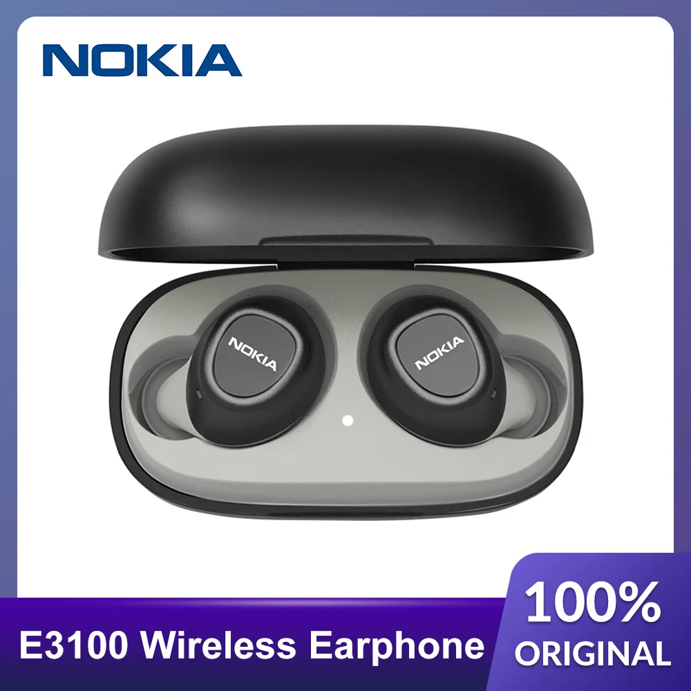 

Беспроводные наушники Nokia E3100 с низкой задержкой, с шумоподавлением, Bluetooth наушники с HD-вызовом, гарнитура для телефона Xiaomi Huawei