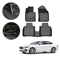 tpe car floor mats for volvo s90 2017 2018 2019 2020 2021 5 seat waterproof non slip auto styling accessories interior