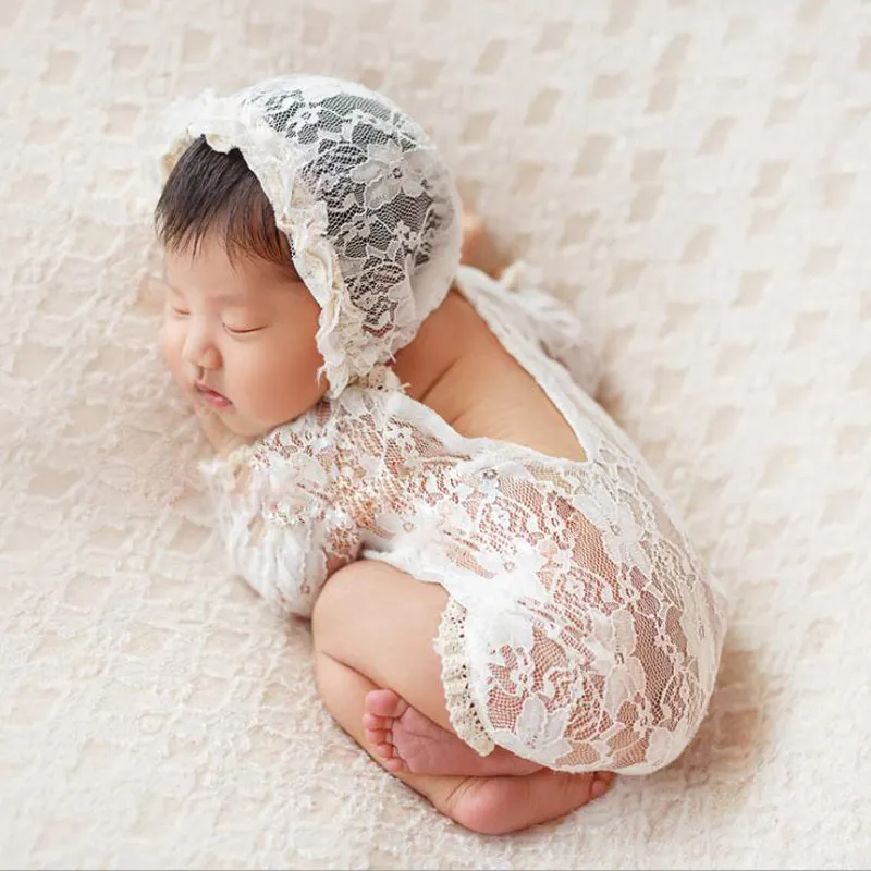 Реквизит для фотосъемки новорожденных детские кружевные аксессуары женская одежда для новорожденных девочек Одежда для новорожденных кар...