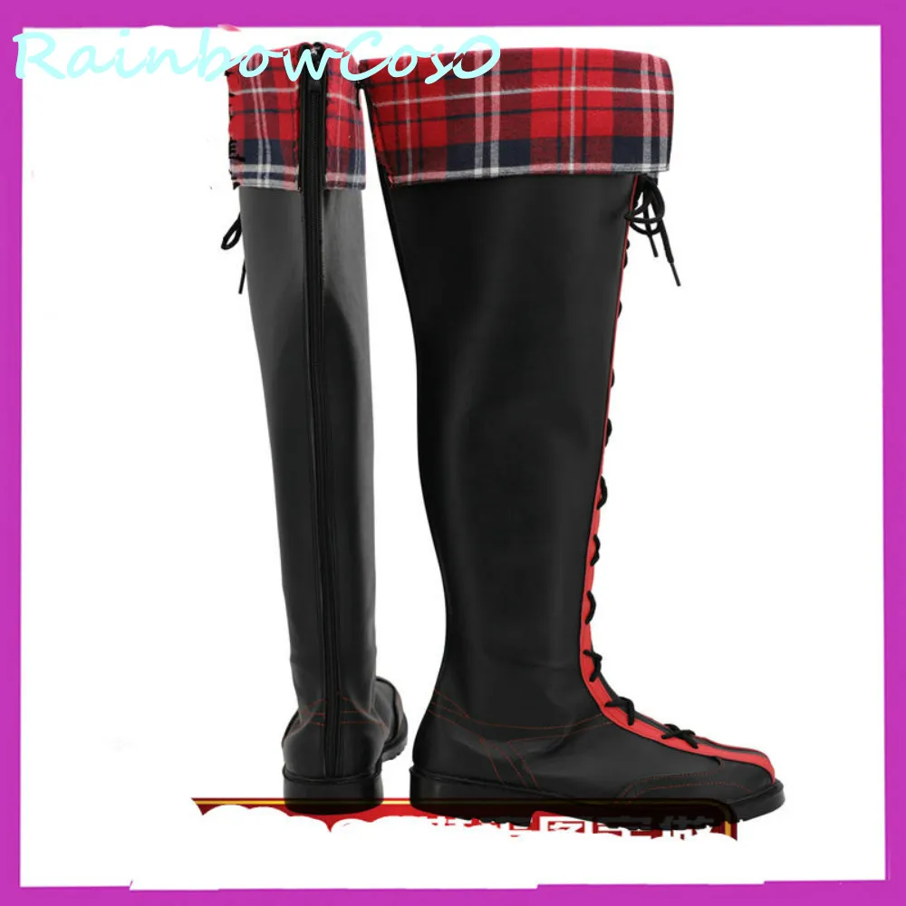 Обувь для костюмированной вечеринки RainbowCos0 ботинки с розой аниме на Хэллоуин |