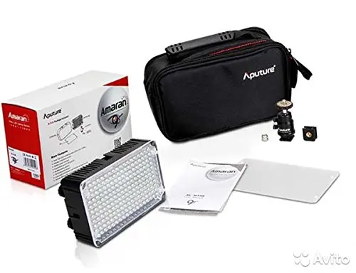 Aputure Amaran ультратонкое естественное освещение CRI 95 + AL H198C Светодиодная лампа для