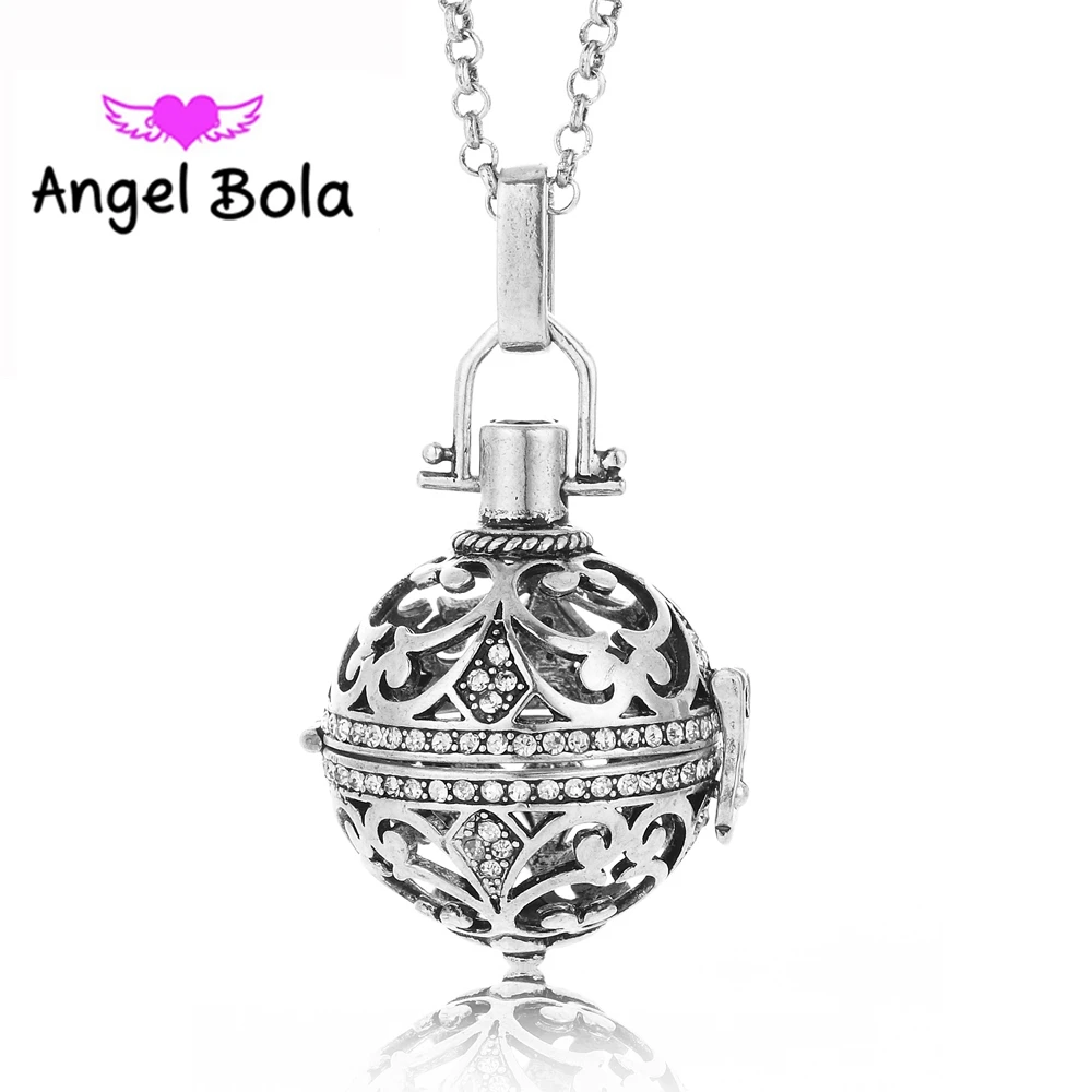 24 мм подвеска с ароматом масло ожерелье Ангел бола ювелирные изделия Музыкальный