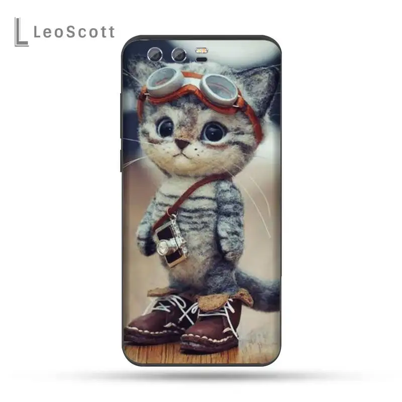 

Animal Cat Phone Case For Huawei Honor view 7a5.45inch 7c5.7inch 8x 8a 8c 9 9x 10 20 10i 20i lite pro