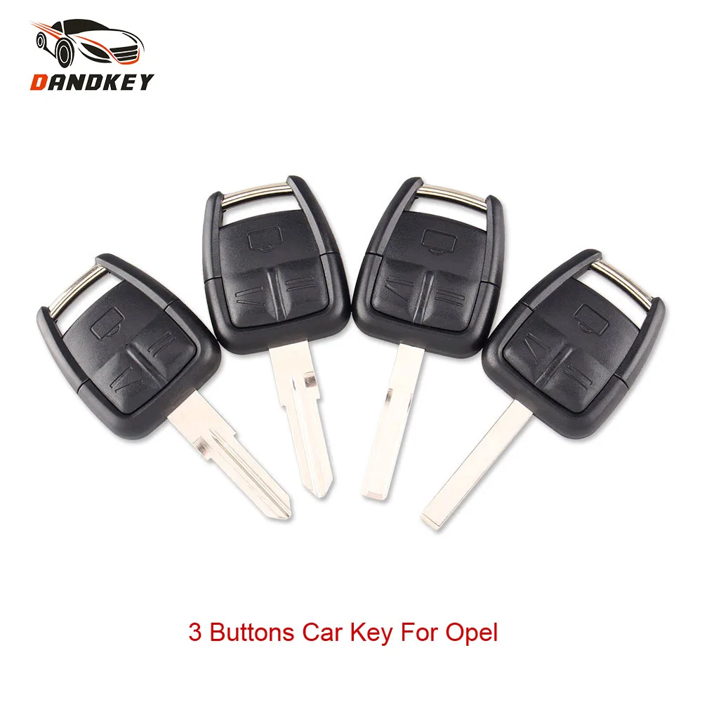 DANDKEY 3 кнопки дистанционного ключа Fob чехол оболочка замена для Opel Vauxhall Vectra Astra Omega