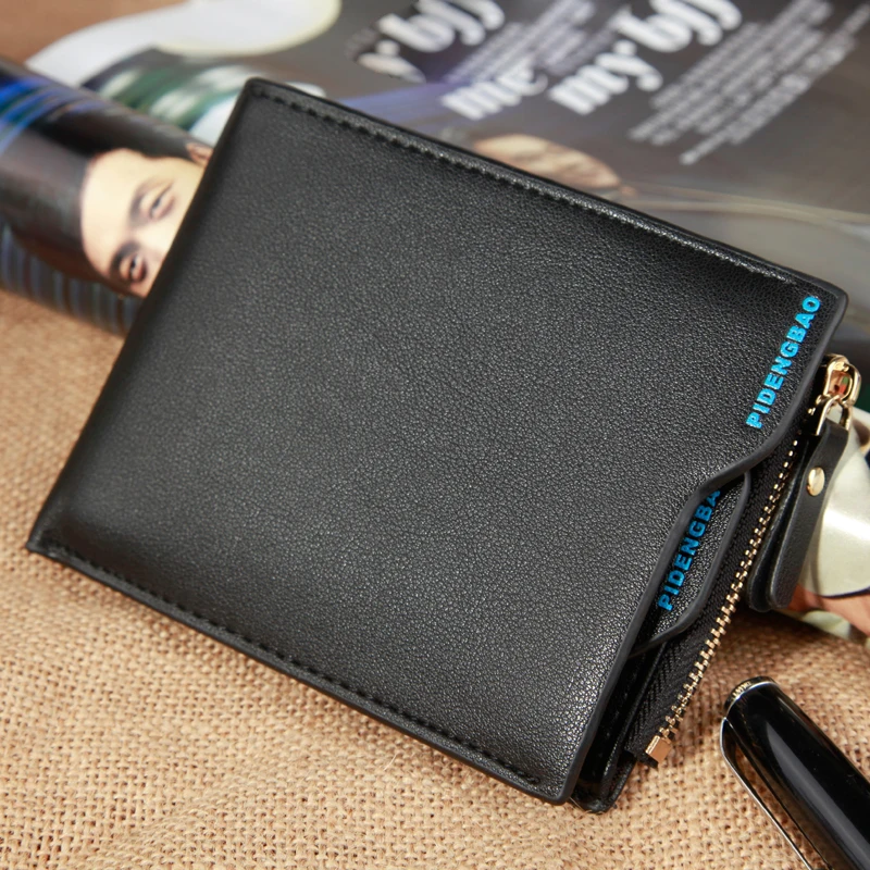 Новый корейский Повседневный мужской кошелек короткий вертикальный