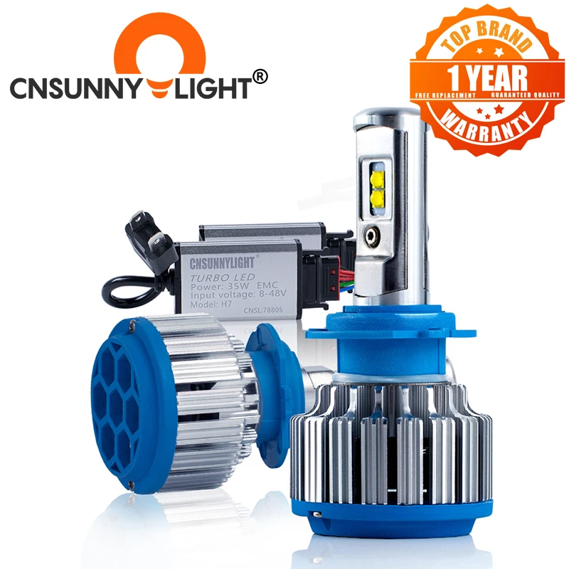 Тип СВЕТОДИОДА направленного света CNSUNNYLIGHT-Автомобильный светодиодный фары H7 H4 H1