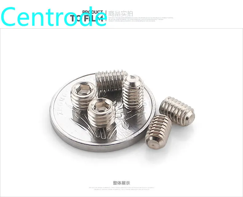 DIN916 лопастная головка меньше Шестигранная установочная винтовая машина m2.5 m5 со