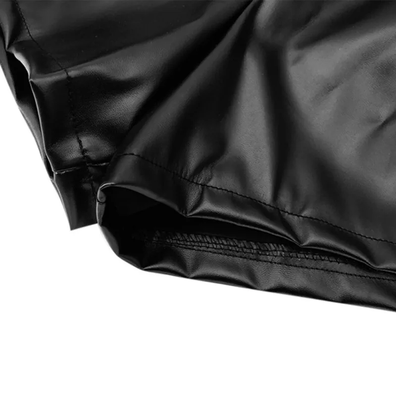 

New Women's Short Leather Pants Summer With Bowkonye Belt Bud Shape Shorts Pants Casual Strap A-line Short Leather Pants Fashion