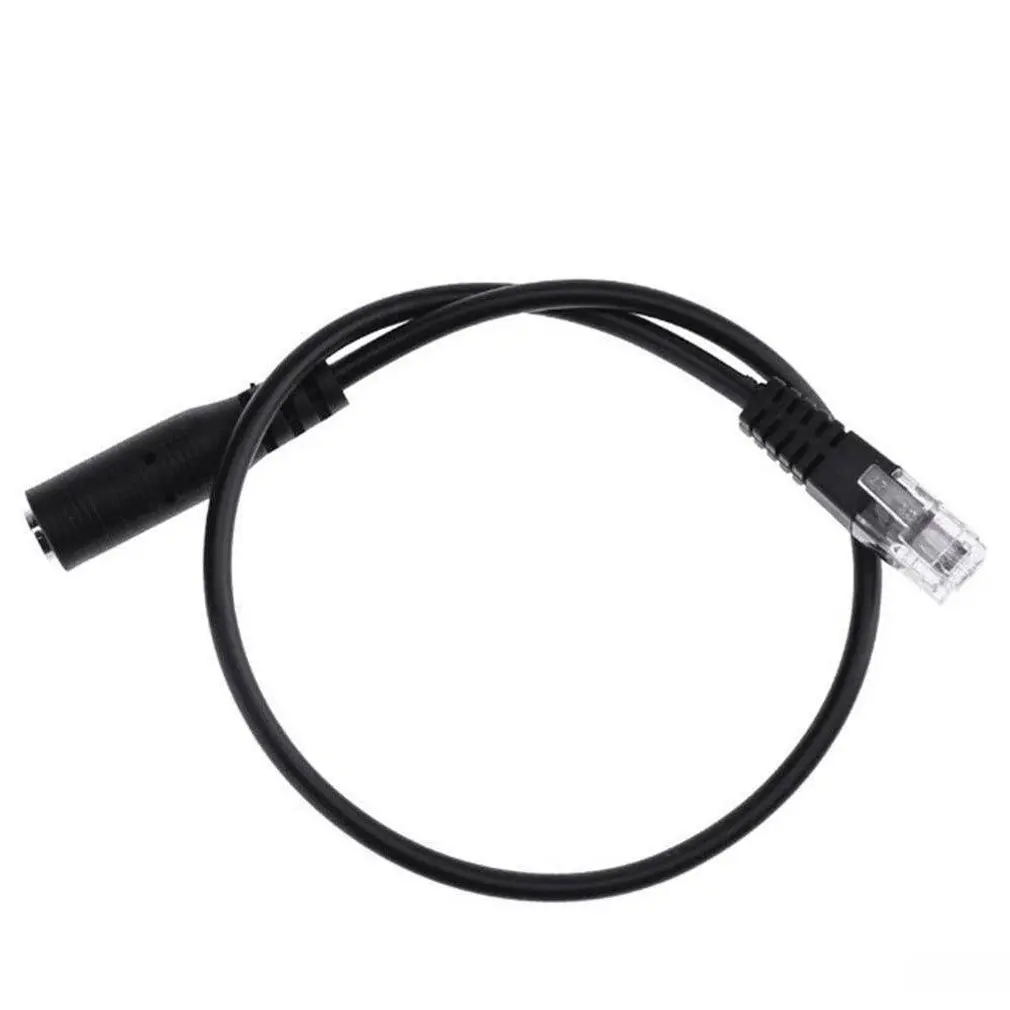 

2021 HOT Practical Headset Buddy 3.5mm Smartphone Headset to RJ9 Phone Adapter Cable Useful Cable High Performance