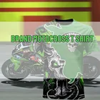 Рубашка мужская, футболка большого размера с принтом логотипа командного клуба, для мотокросса, ралли, гонок
