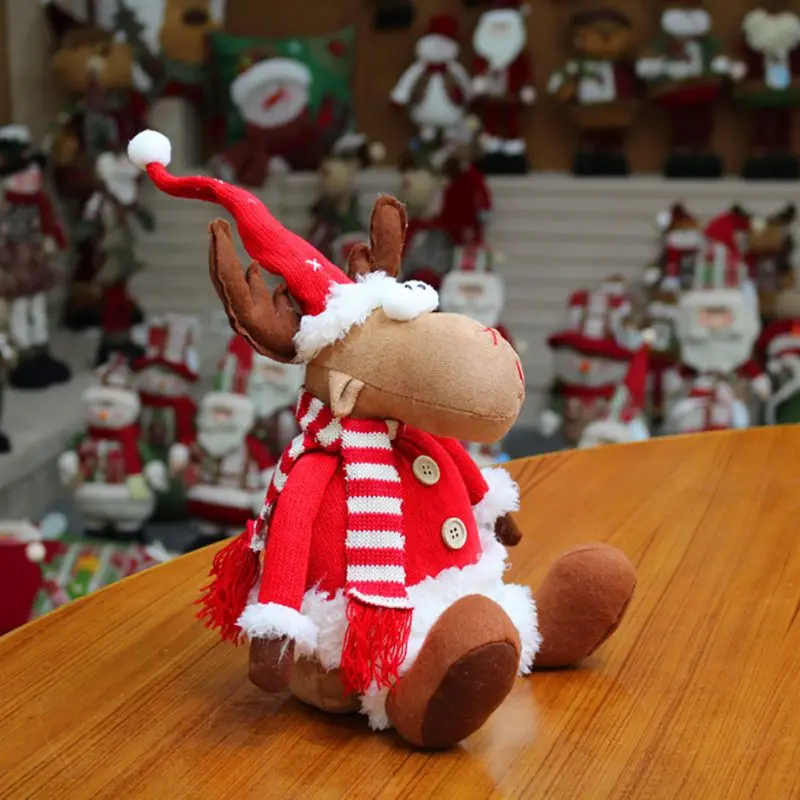 Рождественские украшения украшение для сидения декор камина мультяшная кукла с