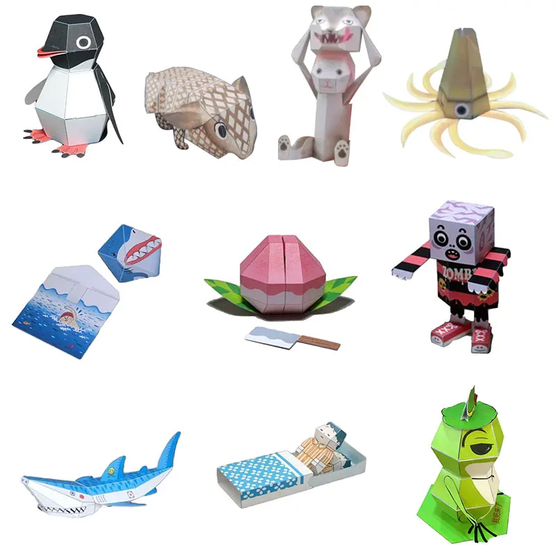 DIY Бумага украшение для альбома харуки Накамура игрушки в виде животных с