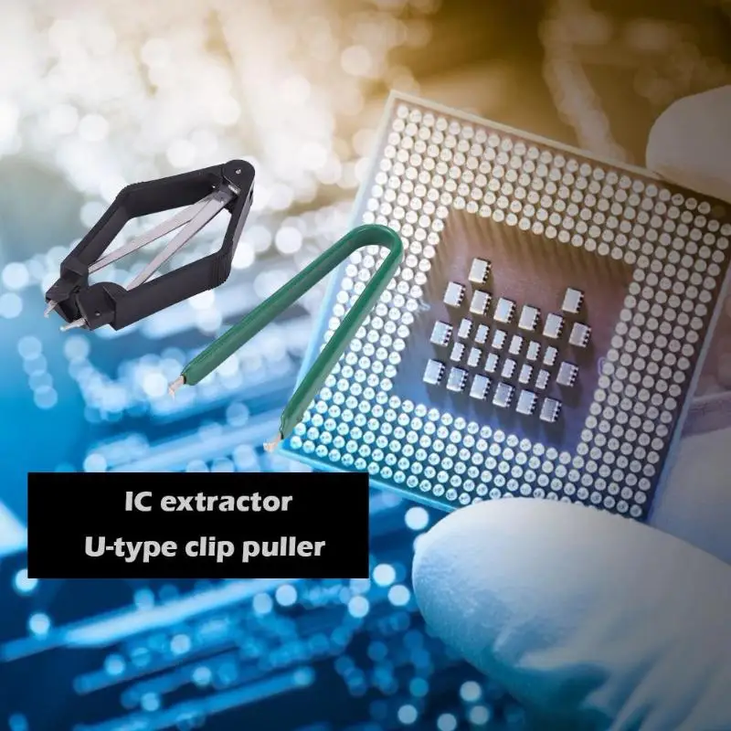 2 шт./компл. DIY Kit Запчасти защита IC экстрактор Процессор Съемник зажим Компоненты