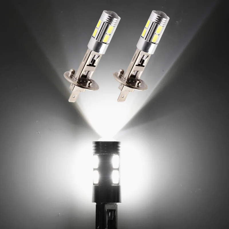 1 шт. H1 суперъяркие Противотуманные фары 10 SMD 5630 светодиодсветодиодный лампа