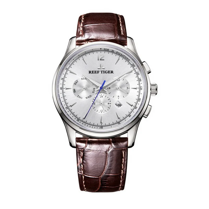 men wristwatch mens automatic watches Reef Tiger man wrist watch dress luxury waterproof mechanical relogio masculino RGA1654 | Наручные