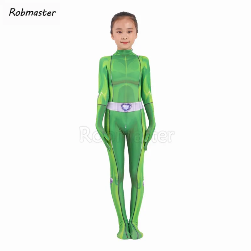 Детский костюм для косплея аниме полностью спайз боди Зентаи с принтом клевера