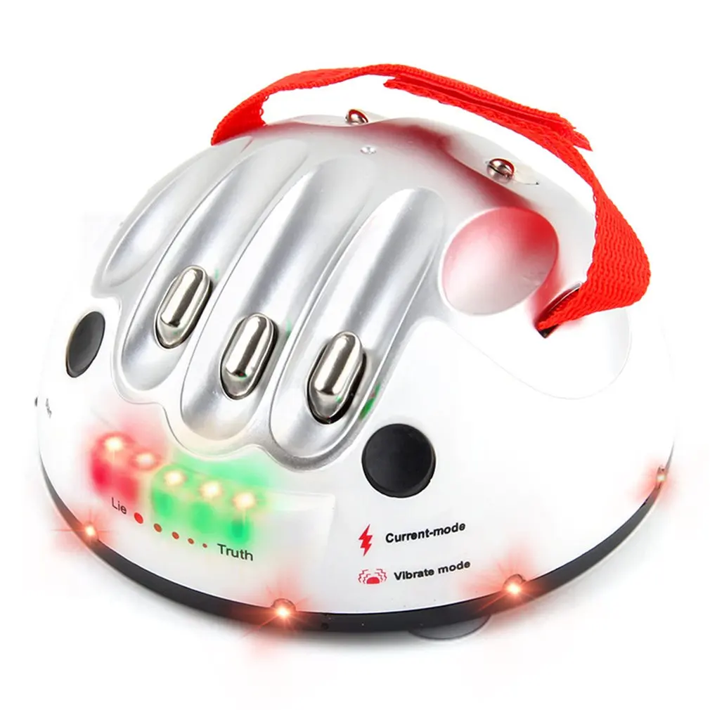 

Lie Detector Novelty Tricky Panic Detector With Game Sound Effects Party Truth Or Dare Vibration Current Dual Modes Toy