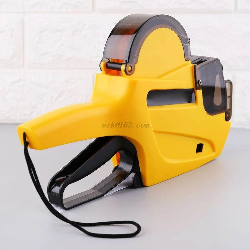 Маркер метки 10 цифр 2 линии цена на пистолет этикетка для супермаркета розничная