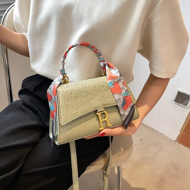 

Women Top Handle Hand Bag Luxury Brand Printing Shoulder Bag Ladies Flap Design High Quality Tote Bags for Women Crossbody Pack