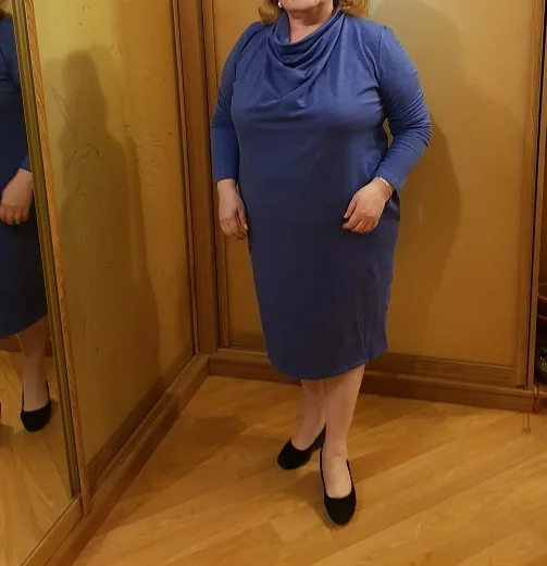 Женское зимнее платье водолазка до колен 5xl 6xl|Женские платья| |