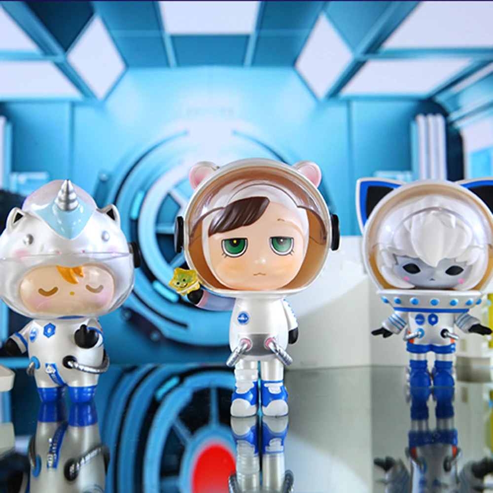 

Фигурки галактических туристических Космических приключений, куклы, штора, набор животных, астронавт, Мини фигурки, модель, игрушка для дет...