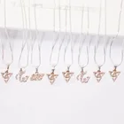 Ожерелье с подвеской в стиле K-POP, двойная семнадцать ювелирных изделий