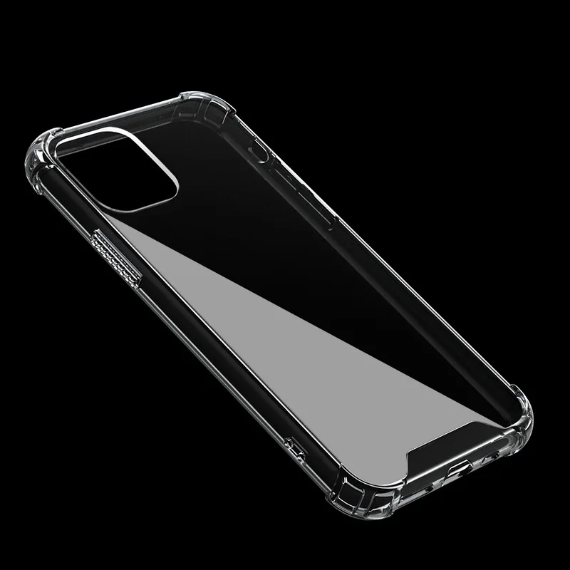 Прозрачный Гибридный Жесткий ПК акриловый задний Чехол для iPhone 8 Мягкий ТПУ Рамка