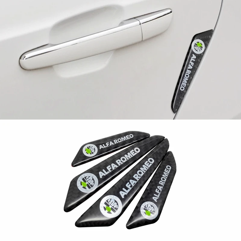 

Наклейки для бампера, наклейки с логотипом, защитная накладка на бампер для Alfa Romeo 155 159 147 GT 156 Mito Giulia Giulietta Spider
