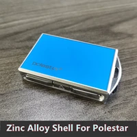 for polestar 1 polestar 2 car replacement zinc alloy metal frame remote control refit modification key shell cover fob
