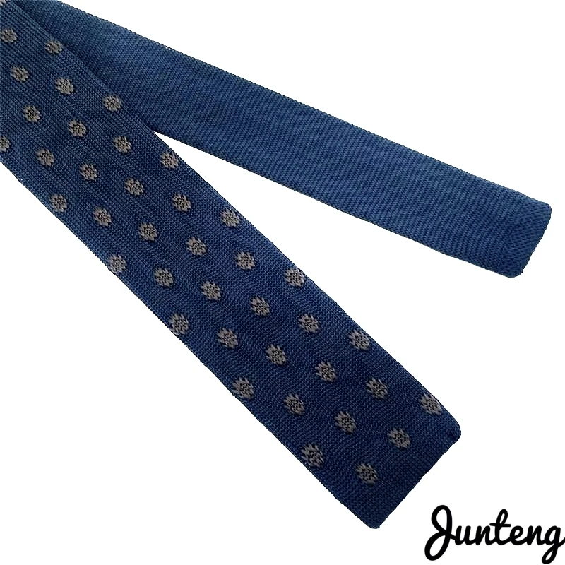 Модный мужской вязаный галстук Одноцветный Узкий Тонкий тканый простой |