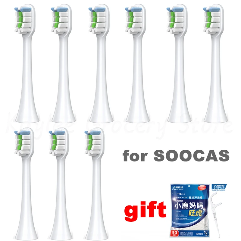 

Replacement Toothbrush Heads For Xiaomi Soocas X3/X3U for Xiaomi Mijia T300/500 Soocas X1/X3/X5 Electric Tooth Brush Heads