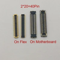 10pcs 40pin for xiaomi mi note 10 note10 pro note 10 lite cc9 pro lcd display fpc connector screen flex plug on motherboard