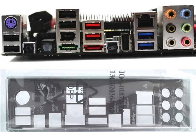 

New I/O shield back plate of motherboard for RAMPAGE III FORMULA just shield backplate Free shipping