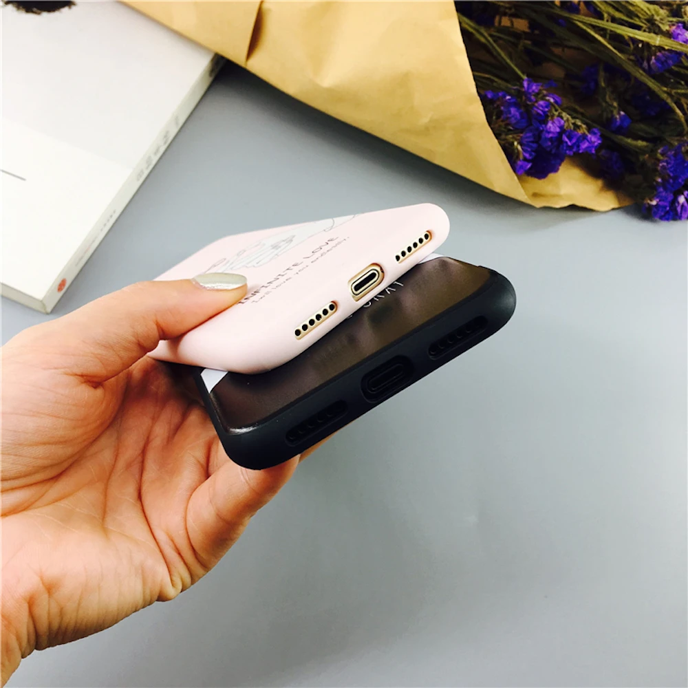 Brand NEW Cute Promise Lover Soft Case for iPhone 11 11Pro 11ProMax X Xs XR XsMax 8Plus 8 7Plus 7 6 6s Plus Phone Cover Coque SP | Мобильные