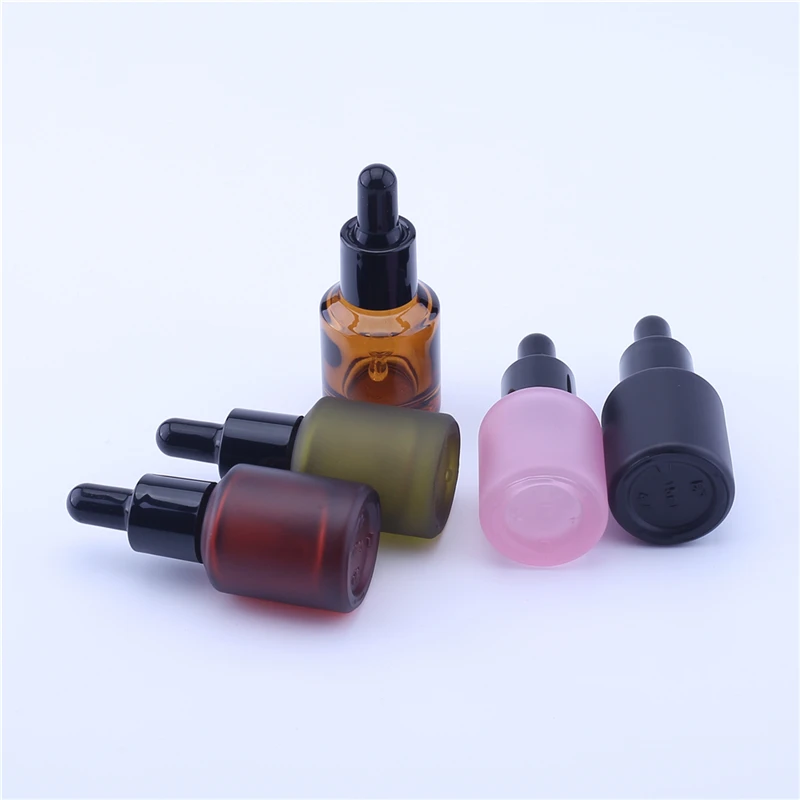 

200pcs/lot 15ml Color Refillable Makeup Essential Oil Droppe Aromatherapy Liquid Pipette Bottle