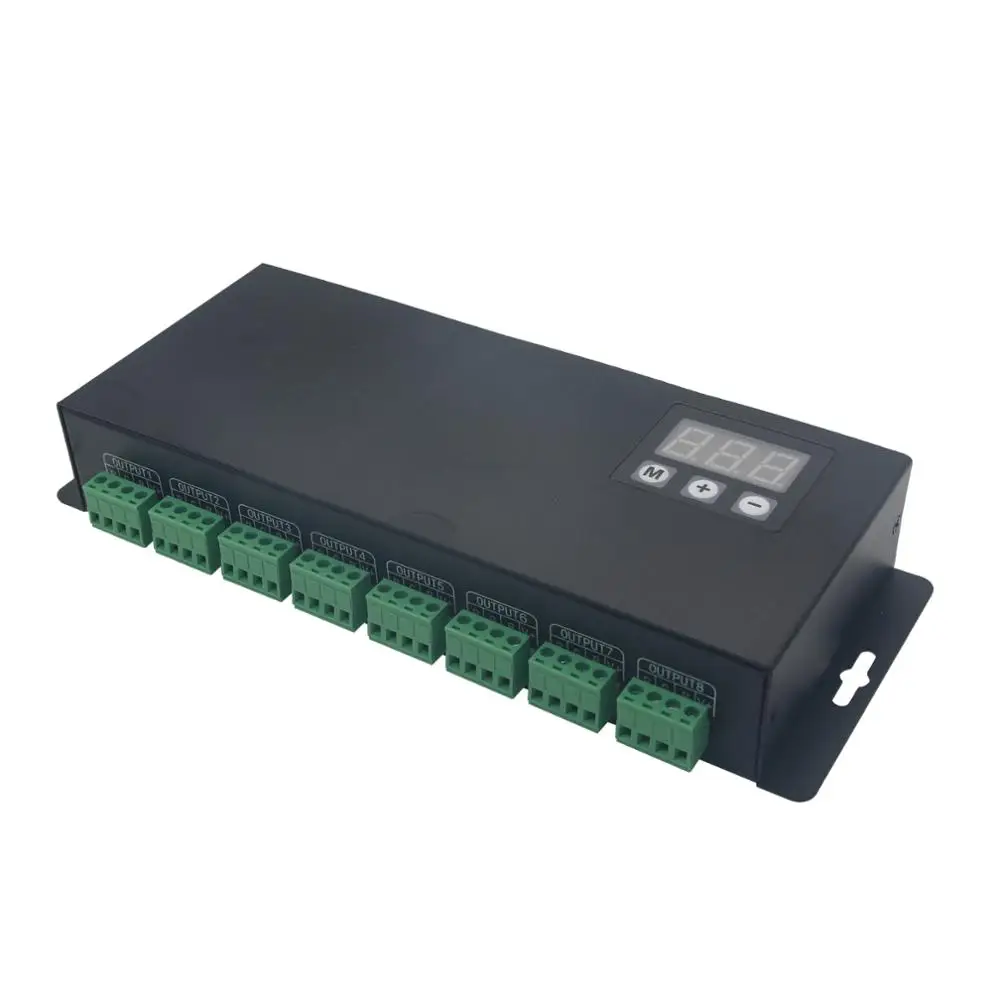TZT красный зелёный синий DMX декодирование драйвера 24 канала DMX512 мощность декодер