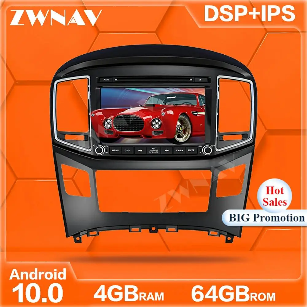 Android 10 0 автомобильный dvd плеер с экраном GPS Navi для Hyundai H1 Grand Starex 2015 2018 автомобильное