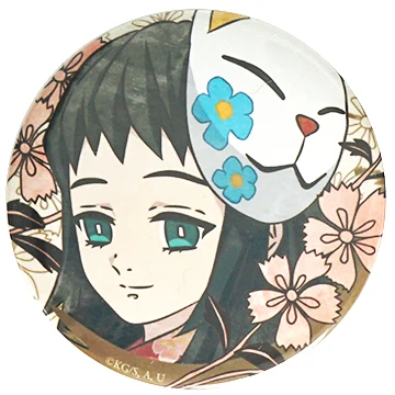 Убийца демона: Kimetsu no Yaiba значок аниме Kamado Tanjirou Nezuko Kibutsuji Muzan Kanawo Sabito металлический значок брошь на булавке - Окраска металла: 07 Tsuyuri Kanawo
