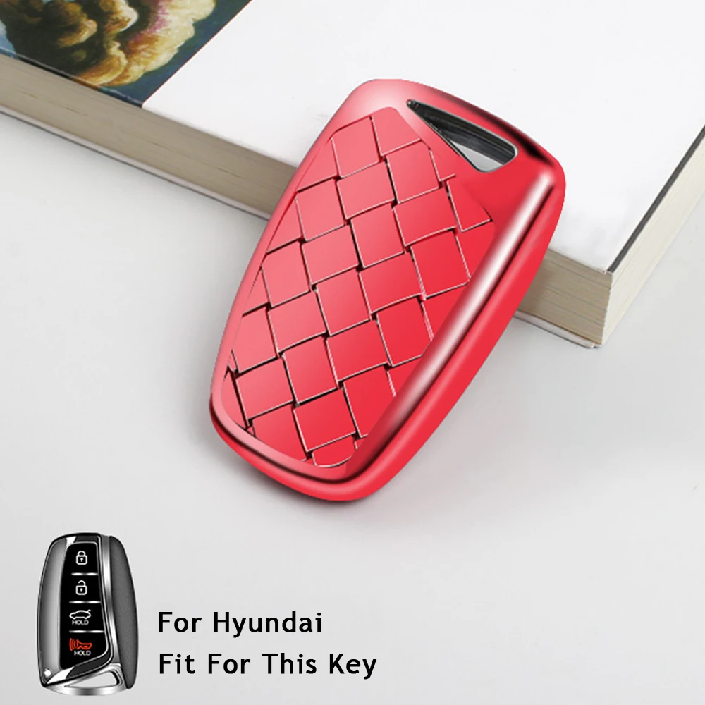 4 кнопки ТПУ ключ чехол для Hyundai Solaris Accent Elantra ix35 ix45 Santa Fe/Equus/Azera/Genesis L110 автомобиль дистанционного смарт-брелок крышка
