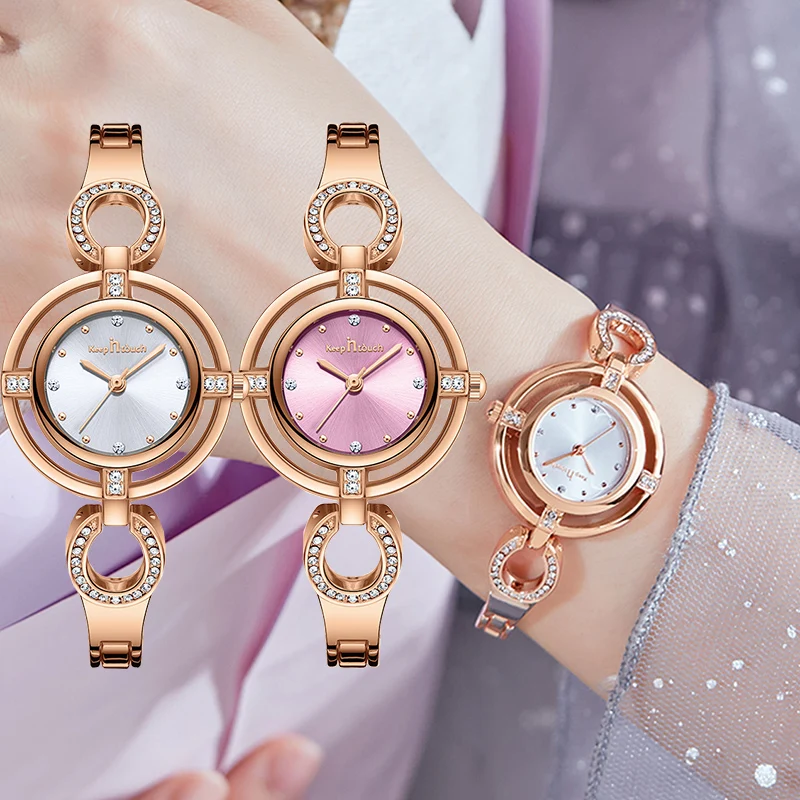 

Новинка 2021, модные женские кварцевые наручные часы, браслет, подарок с коробкой, женские часы, часы, Прямая поставка, Montre Femme