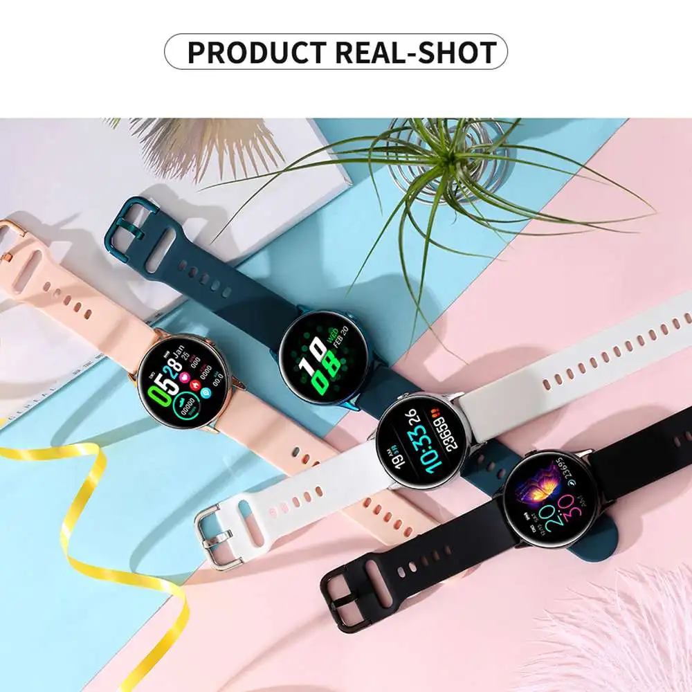 Heart Rate Female Smart Bracelet Gift Women Silicone&ampMilanese Wristband Watch Health Fitness Waterproof Touch Screen Smartwatch |