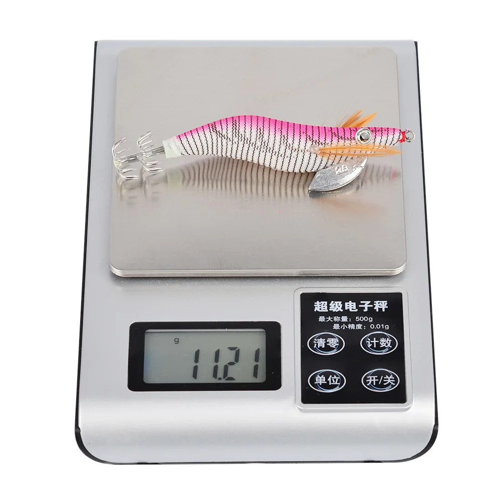 6 шт. светящаяся креветка жесткая искусственная приманка 2 5 #11g осьминог крючок