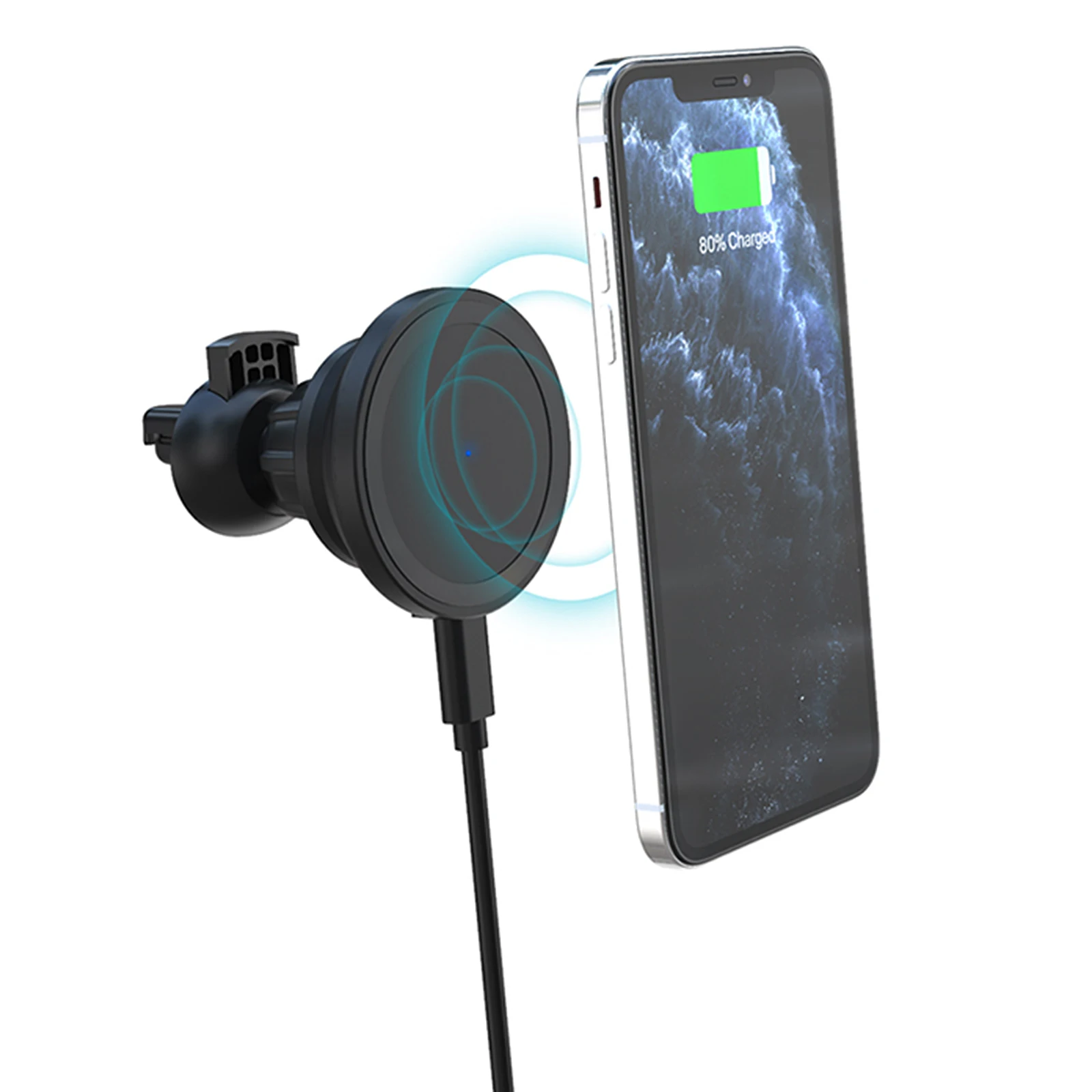 

15W Qi Car Wireless Charger For iPhone12 Pro Max X/XS Max XR 8 Plus Mirror Wireless Charging Pad For Samsung S9 S10+ Note 9 8