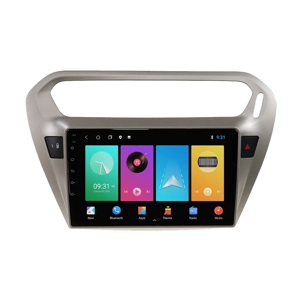 

For Peugeot 301 Citroen Elysee 2013-2018 9 Inch Screen 2din Android Car Stereo Gps Auto Radio Bluetooth Multimedia Video Player